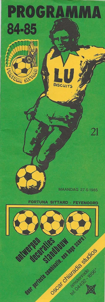 Programmaboekje Fortuna Sittard – Feyenoord