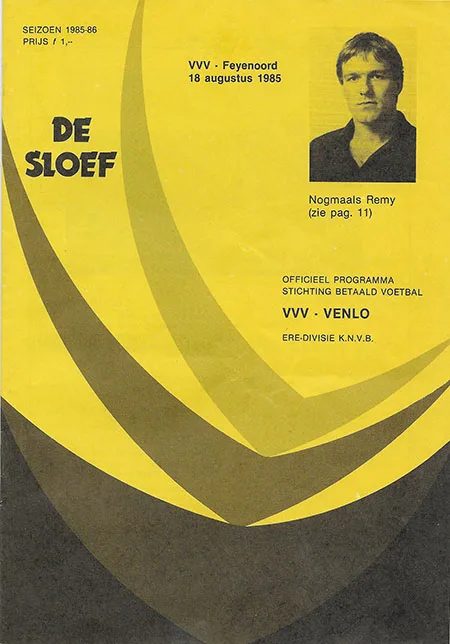 Programmaboekje VVV Venlo – Feyenoord