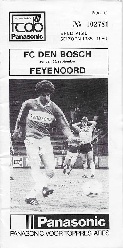 Programmaboekje FC Den Bosch – Feyenoord