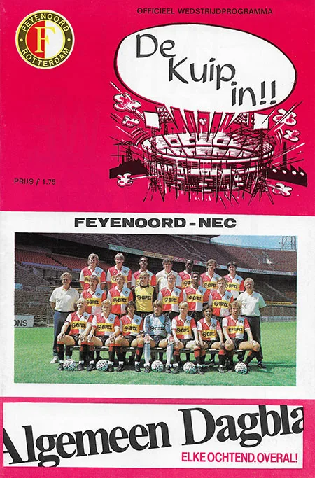 Programmaboekje Feyenoord – SC NEC