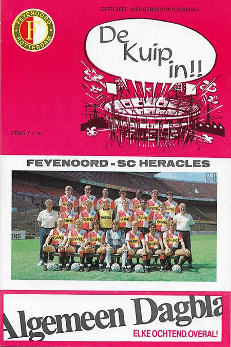 Programmaboekje Feyenoord – Heracles Almelo