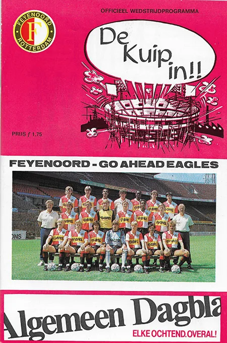 Programmaboekje Feyenoord – Go Ahead Eagles