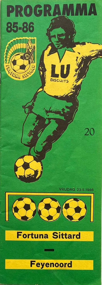 Programmaboekje Fortuna Sittard – Feyenoord