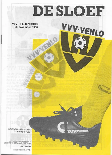 Programmaboekje VVV Venlo – Feyenoord