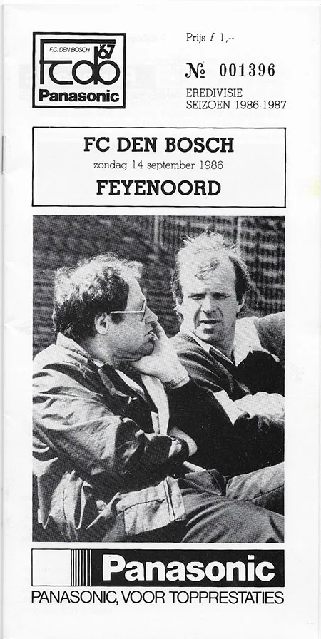 Programmaboekje FC Den Bosch – Feyenoord