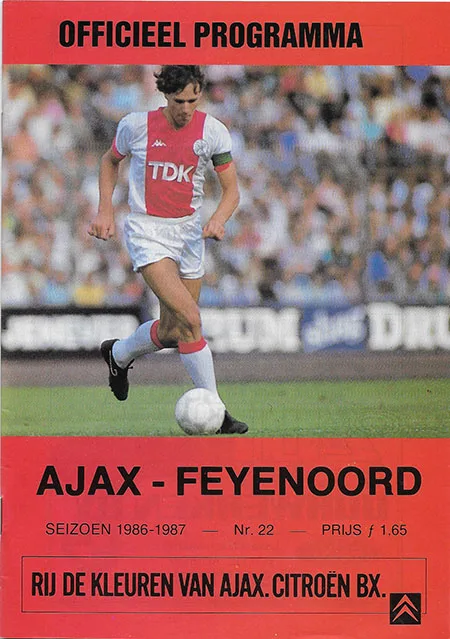Programmaboekje AFC Ajax – Feyenoord