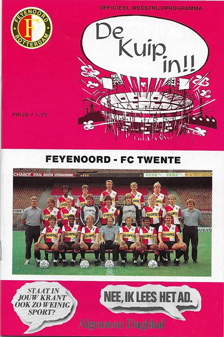 Programmaboekje Feyenoord – FC Twente