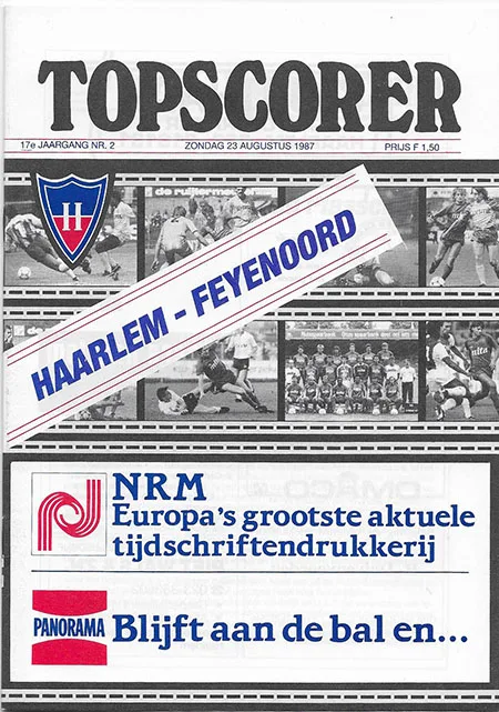 Programmaboekje Haarlem – Feyenoord
