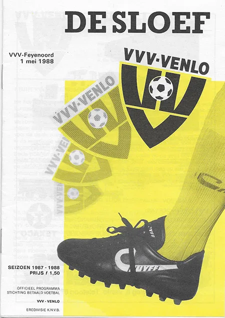 Programmaboekje VVV Venlo – Feyenoord