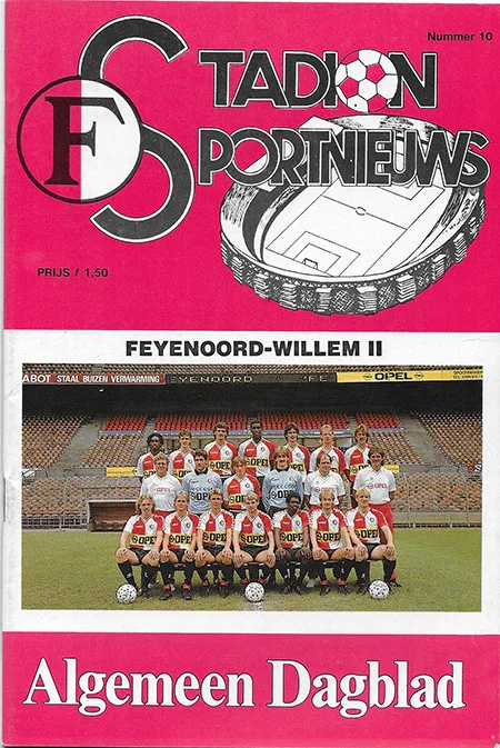 Programmaboekje Feyenoord – Willem II