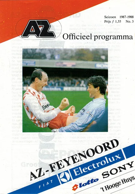 Programmaboekje AZ – Feyenoord