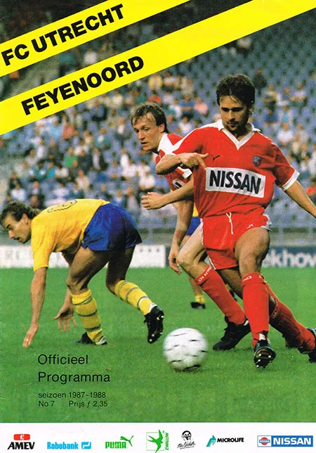 Programmaboekje FC Utrecht – Feyenoord