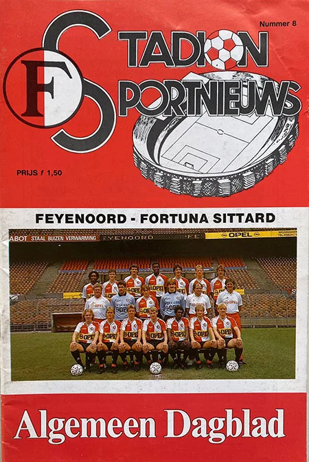 Programmaboekje Feyenoord – Fortuna Sittard