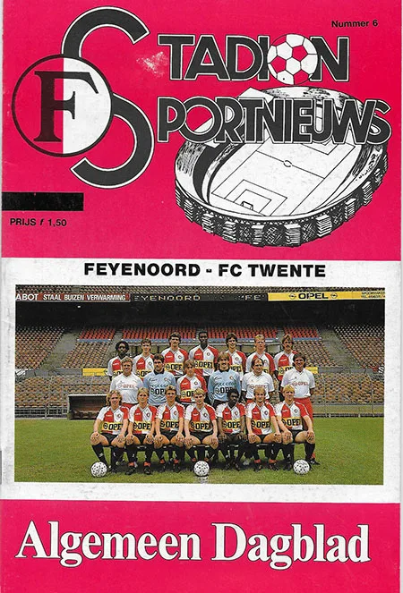 Programmaboekje Feyenoord – FC Twente