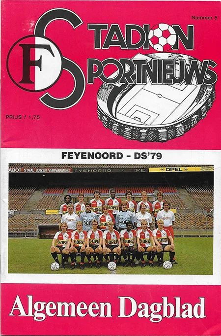 Programmaboekje Feyenoord – Drechtsteden '79