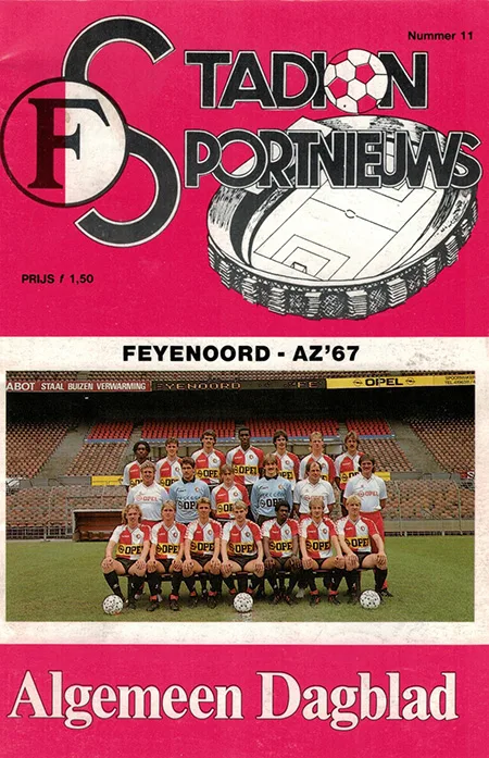 Programmaboekje Feyenoord – AZ