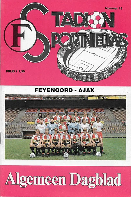 Programmaboekje Feyenoord – AFC Ajax