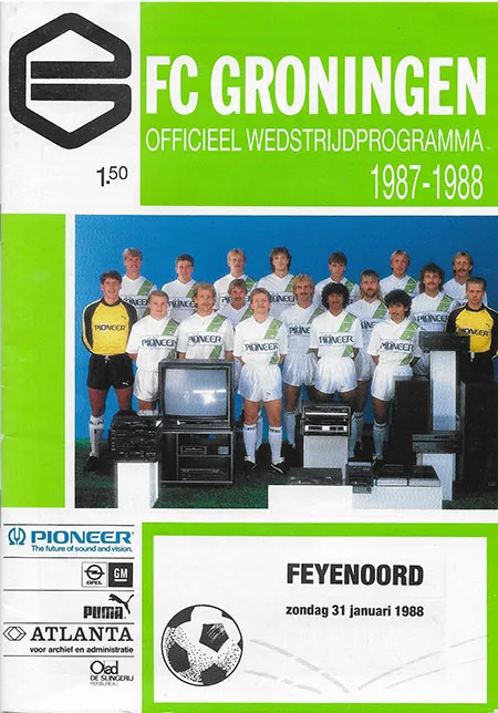 Programmaboekje FC Groningen – Feyenoord