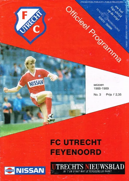 Programmaboekje FC Utrecht – Feyenoord