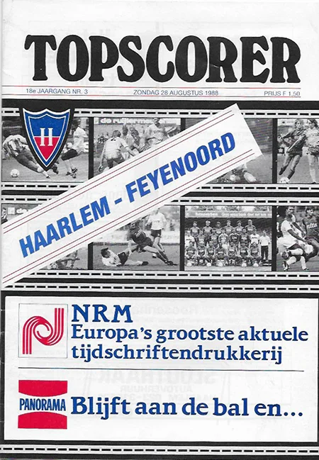 Programmaboekje Haarlem – Feyenoord
