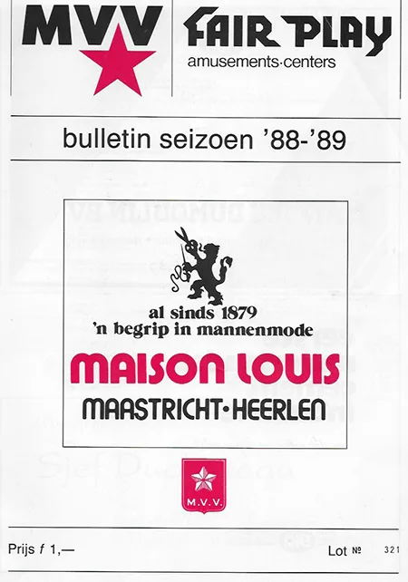 Programmaboekje MVV – Feyenoord