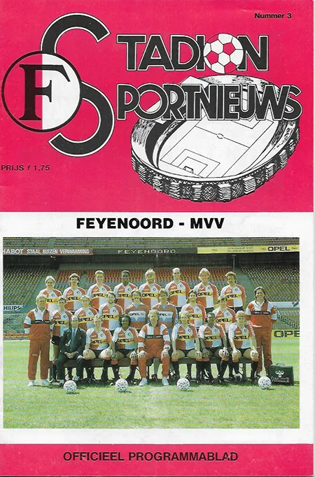 Programmaboekje Feyenoord – MVV