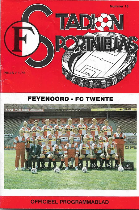 Programmaboekje Feyenoord – FC Twente