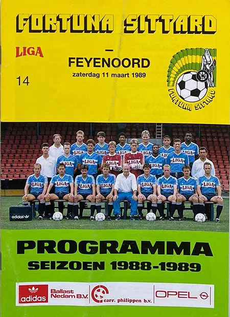 Programmaboekje Fortuna Sittard – Feyenoord