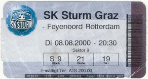 Toegangskaart Sturm Graz – Feyenoord