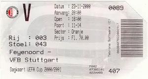 Toegangskaart Feyenoord – VfB Stuttgart