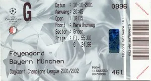 Toegangskaart Feyenoord – Bayern München