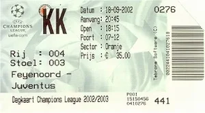 Toegangskaart Feyenoord – Juventus