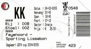 Toegangskaart Feyenoord – Sporting Portugal