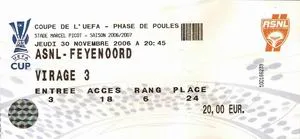 Toegangskaart Nancy-Lorraine – Feyenoord