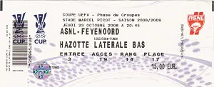 Toegangskaart Nancy-Lorraine – Feyenoord