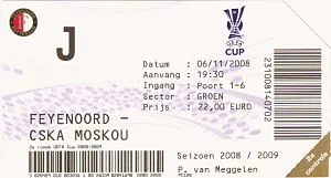 Toegangskaart Feyenoord – CSKA Moskou