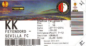 Toegangskaart Feyenoord – Sevilla FC