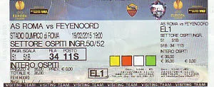 Toegangskaart AS Roma – Feyenoord