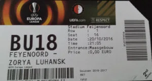 Toegangskaart Feyenoord – Zorya Luhansk