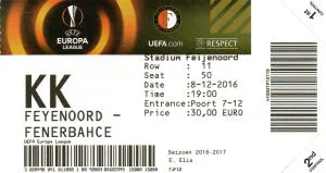 Toegangskaart Feyenoord – Fenerbahçe