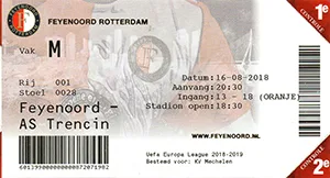 Toegangskaart Feyenoord – AS Trencín