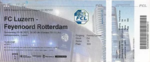 Toegangskaart FC Luzern – Feyenoord