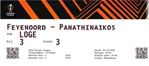 Toegangskaart Feyenoord – Panathinaikos
