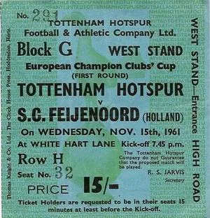 Toegangskaart Tottenham Hotspur – Feyenoord