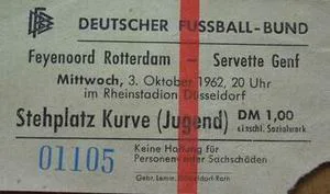 Toegangskaart Feyenoord – Servette FC