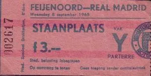 Toegangskaart Feyenoord – Real Madrid