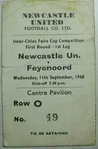 Toegangskaart Newcastle United – Feyenoord