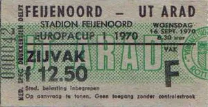 Toegangskaart Feyenoord – UT Arad