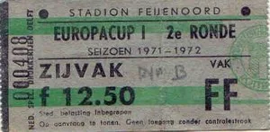 Toegangskaart Feyenoord – Dinamo Boekarest