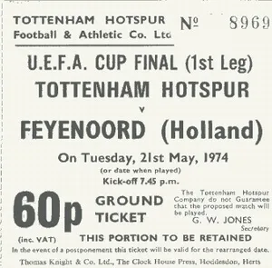 Toegangskaart Tottenham Hotspur – Feyenoord